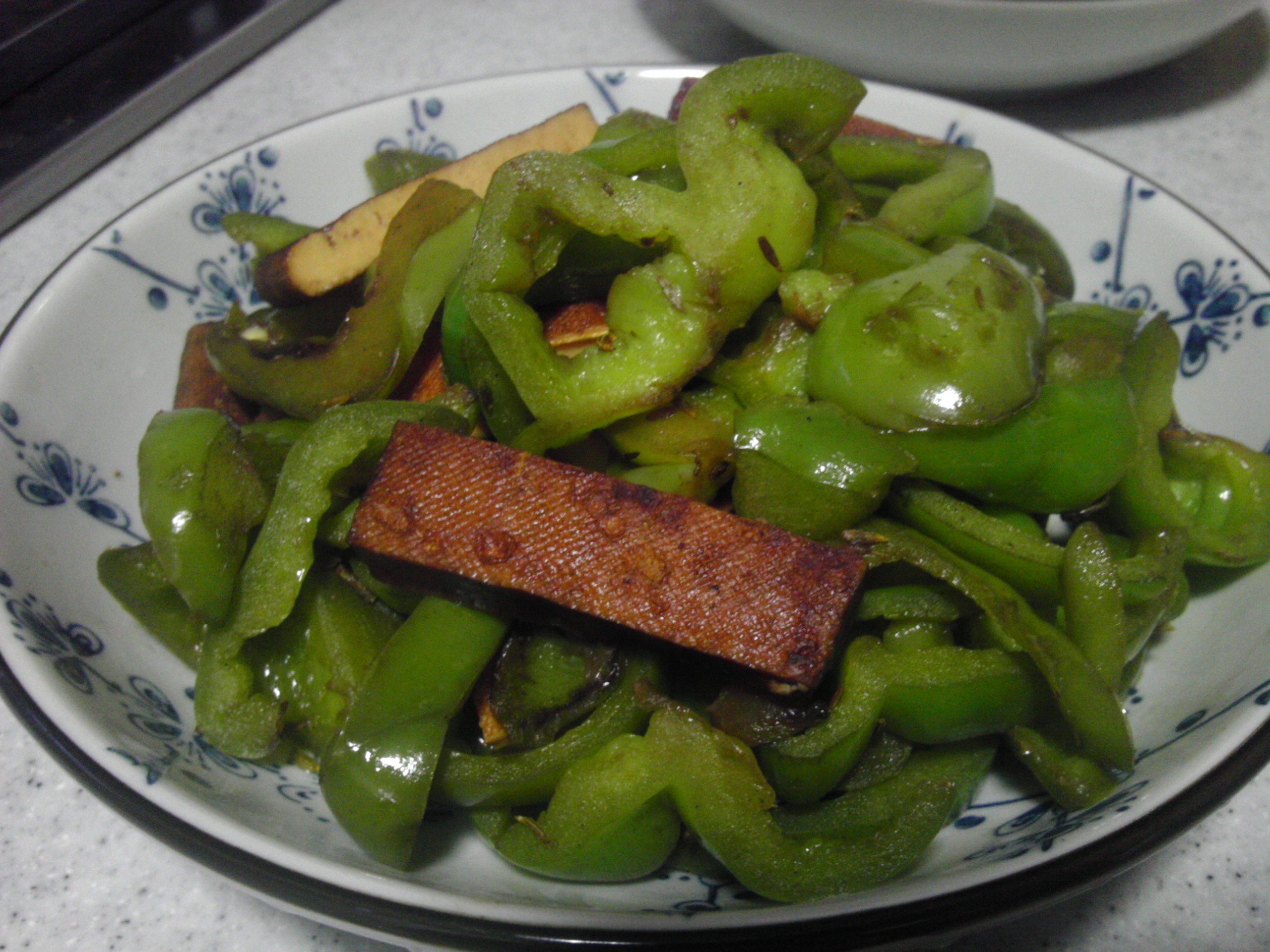 青椒炒豆腐干