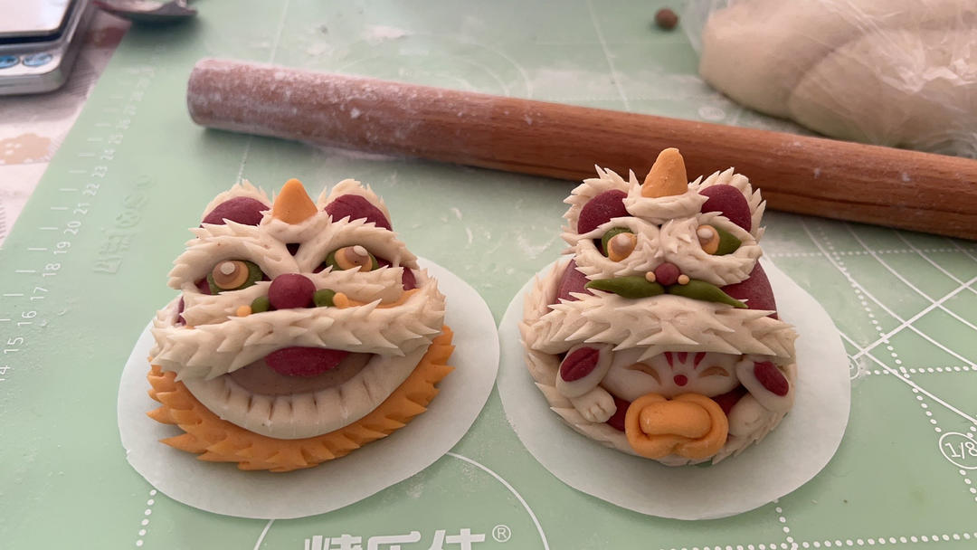 🧨潮·国粹｜萌·醒狮馒头