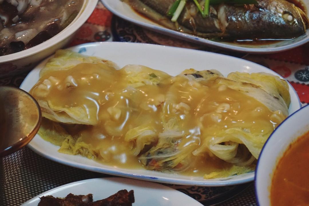 三鲜白菜卷
