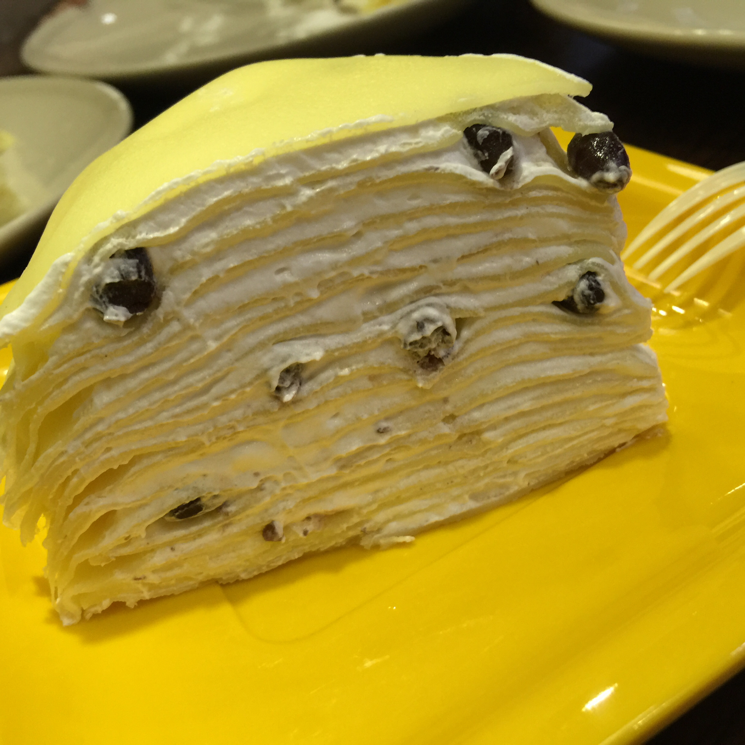 榴莲千层蛋糕#皮黑森林#