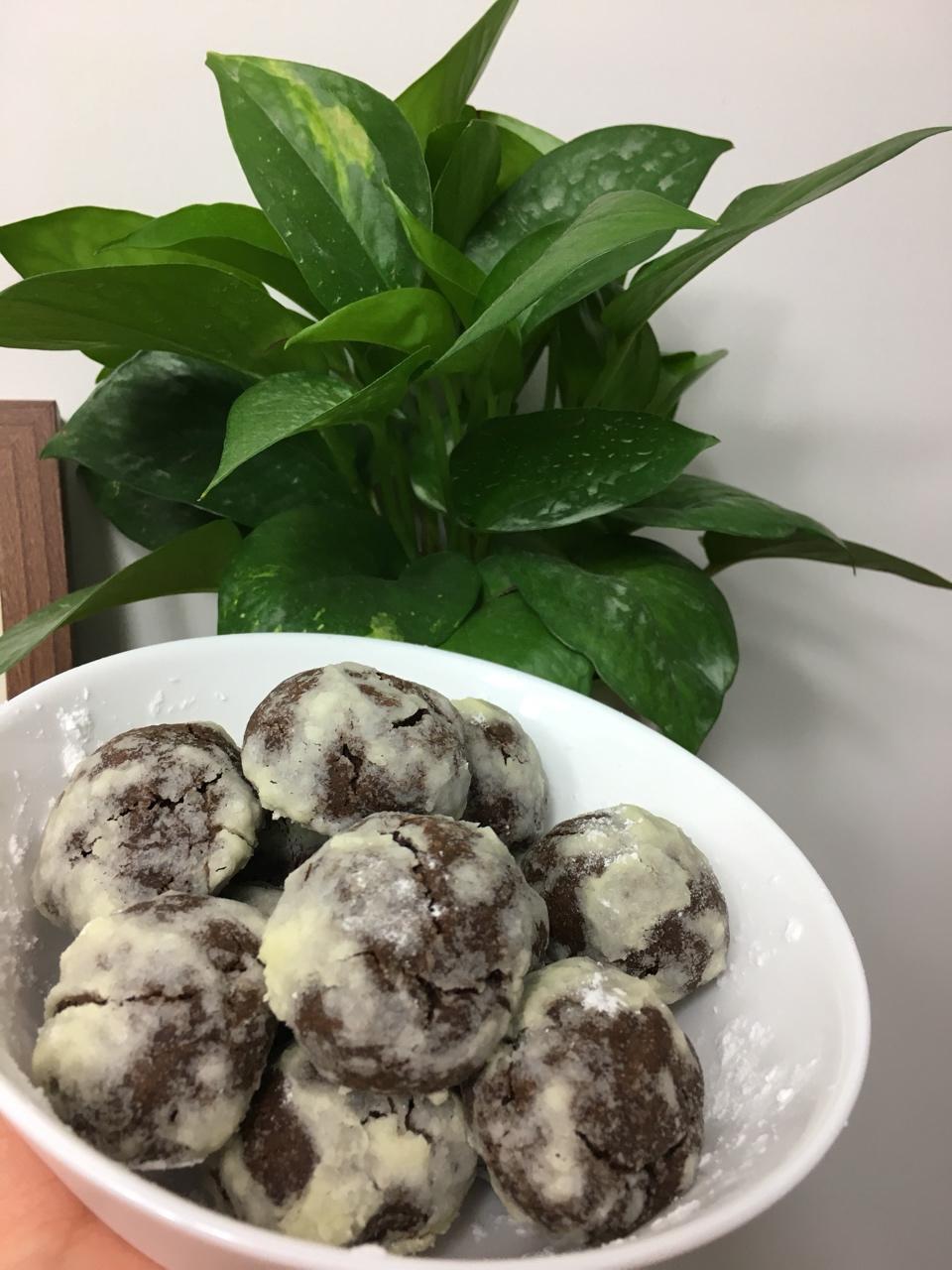 巧克力裂纹曲奇