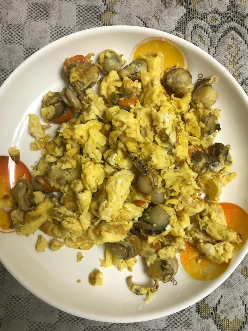 扇贝炒鸡蛋