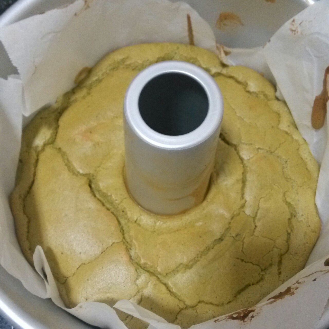 无油抹茶酸奶戚风（两蛋）