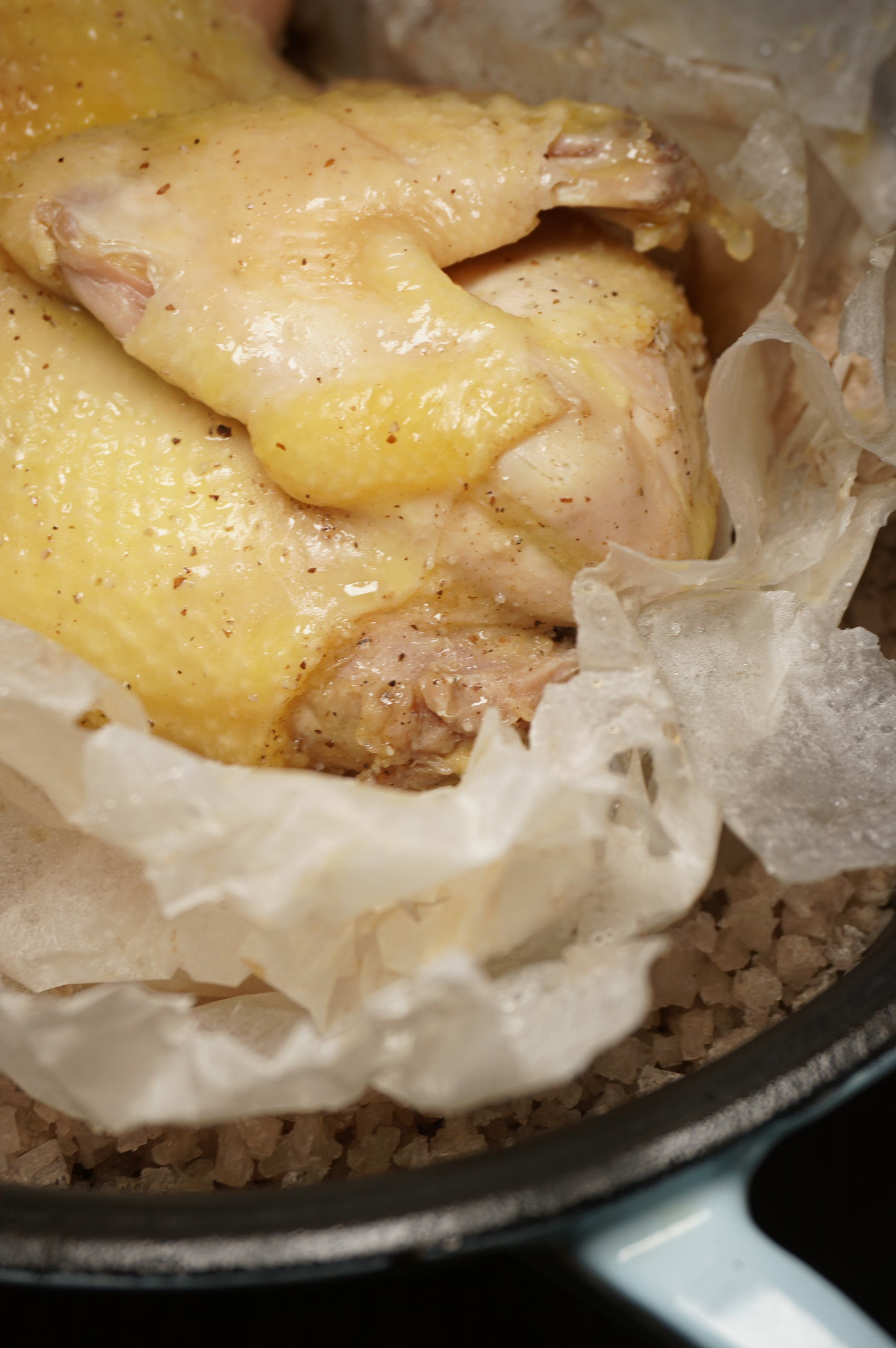 客家传统盐焗鸡-staub珐琅铸铁锅