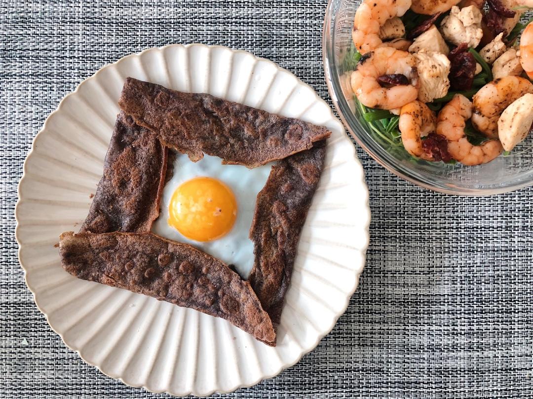 嫩蛋全麦四方饼——抱蛋饼【健康主食】