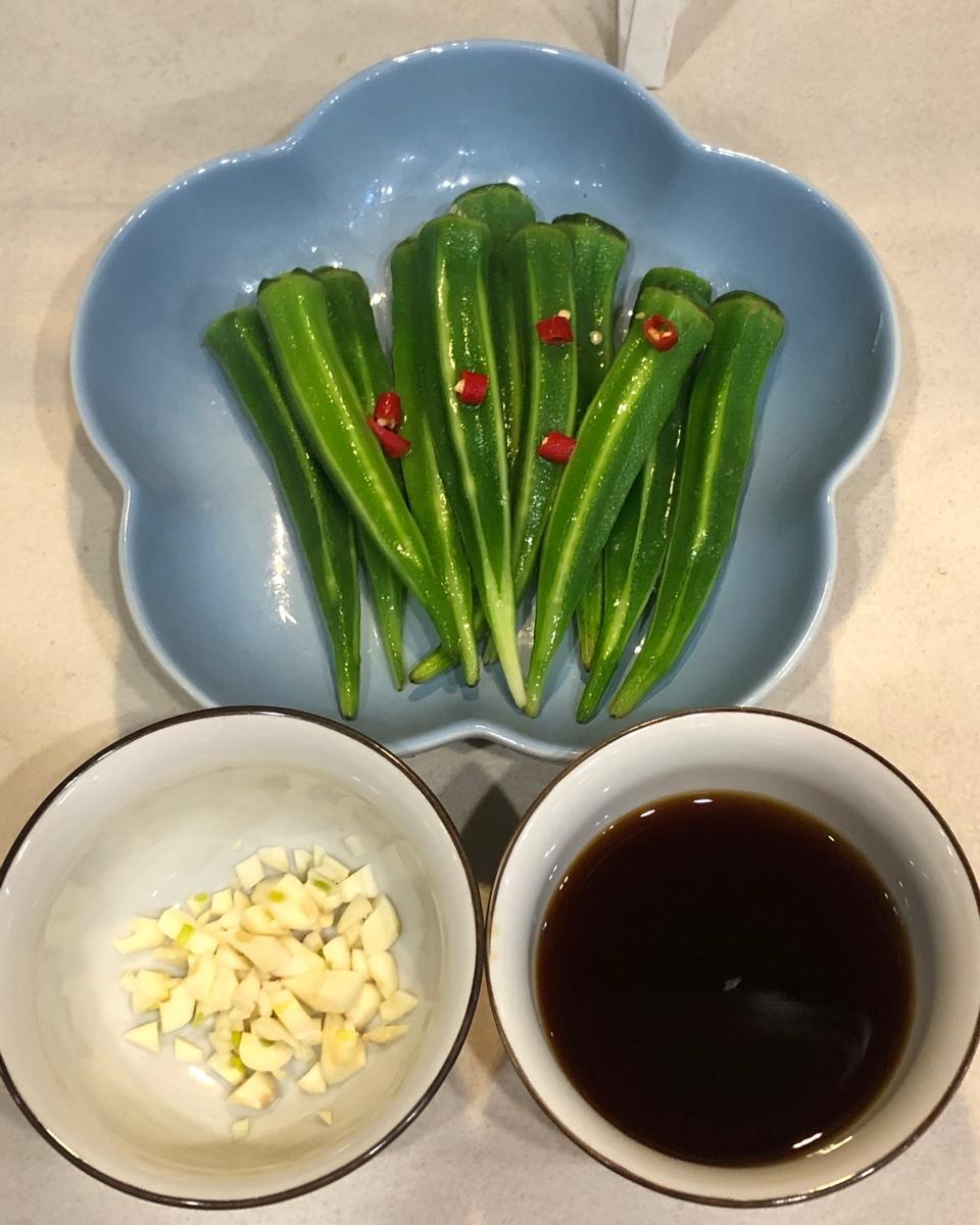 ‼️从此爱上秋葵‼️
白灼秋葵