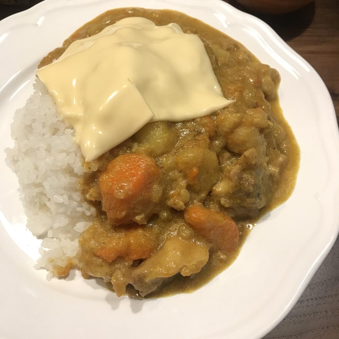 咖喱鸡腿饭