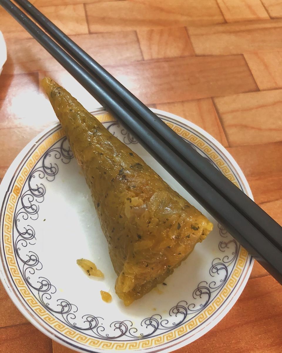 🍃2种经典口味粽子｜碱水米粽（水晶凉粽）&咸蛋黄肉粽