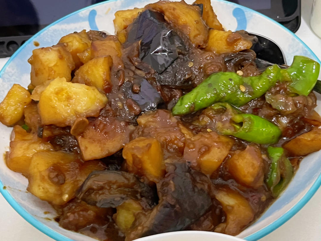 【超下饭】土豆炖茄子