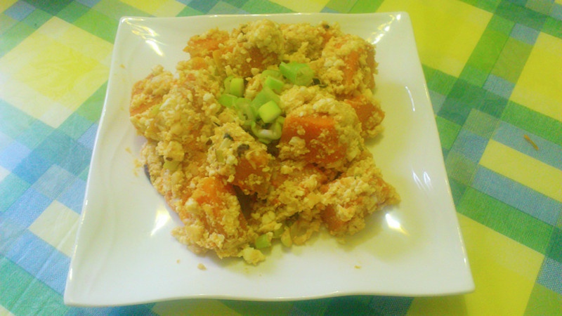 咸蛋焗南瓜（全蛋版）