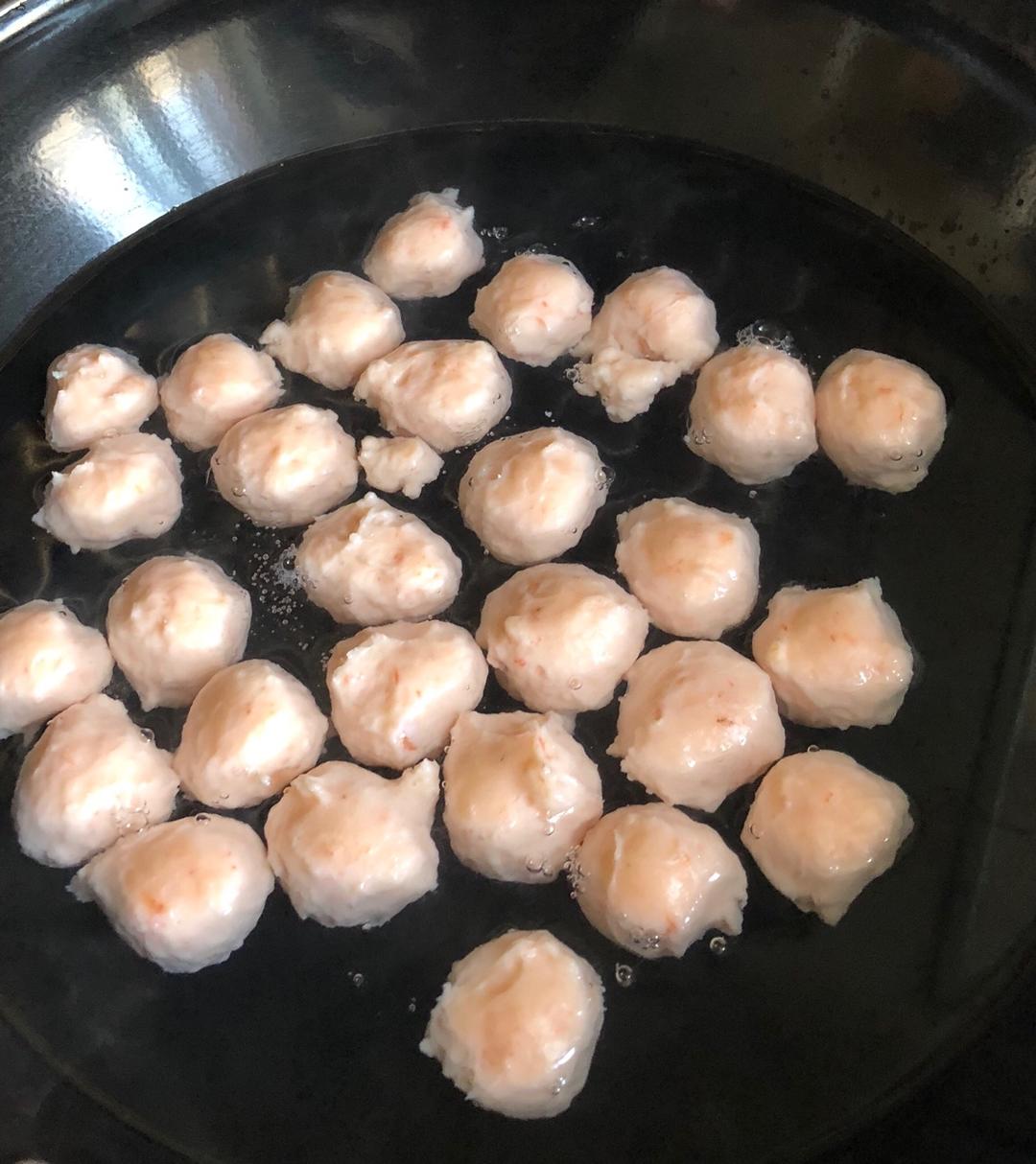 自制虾丸弹性十足