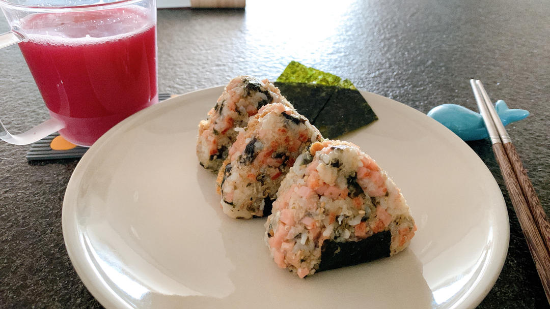 🍙三角饭团～两种吃法😋