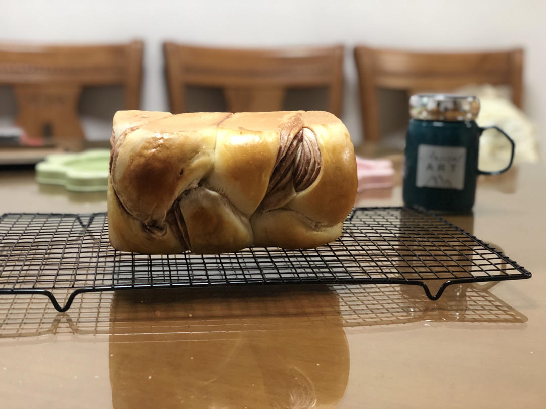 大理石红豆沙吐司