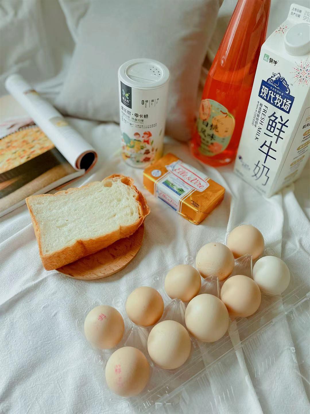 纯奶手撕吐司的做法 步骤1