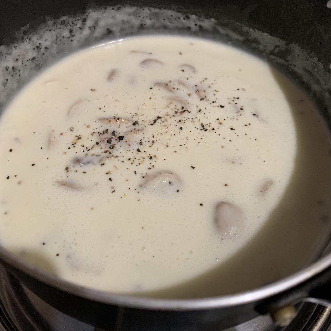 奶油鸡茸蘑菇汤（必胜客同款）