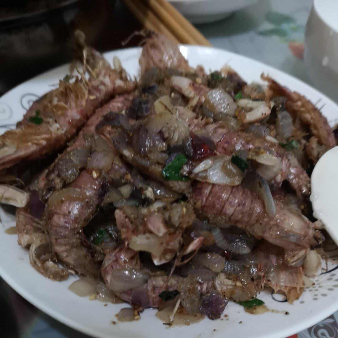 椒盐皮皮虾