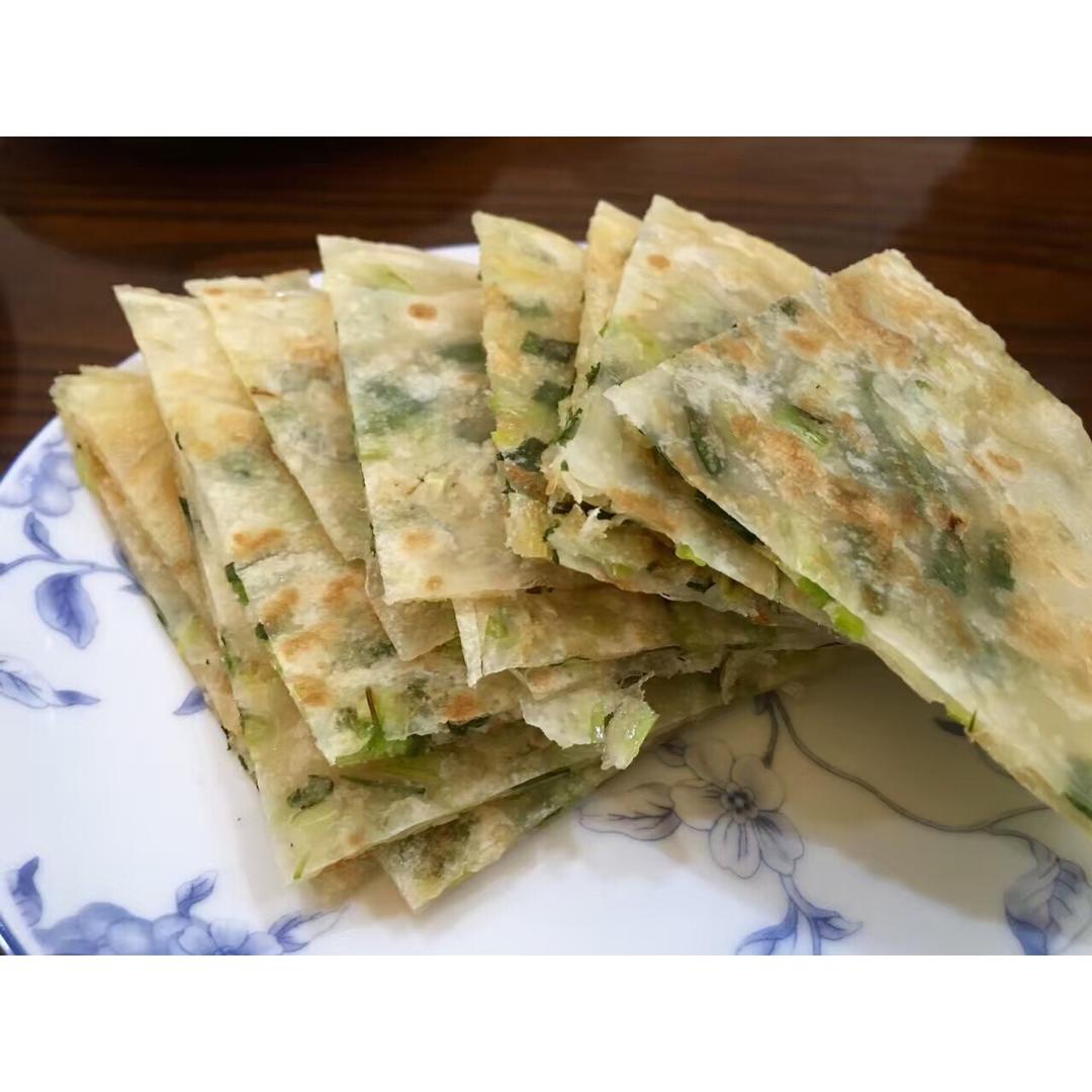 葱油饼（饺子皮 懒人快手版）
