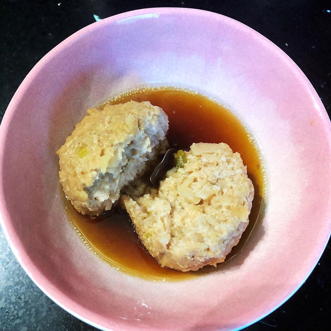 不用油炸的猪肉莲藕丸子