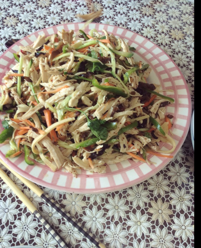 减脂健身｜凉拌手撕鸡丝（香辣&麻油版）