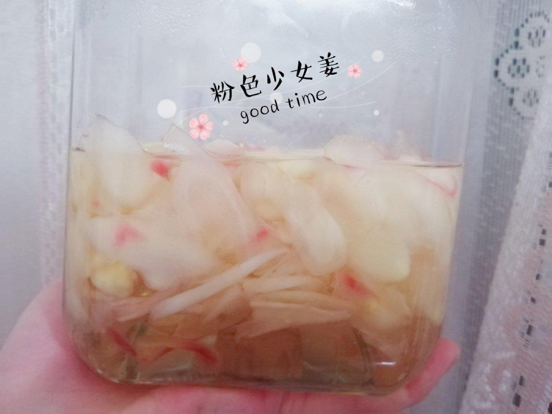 日本寿司店的泡姜