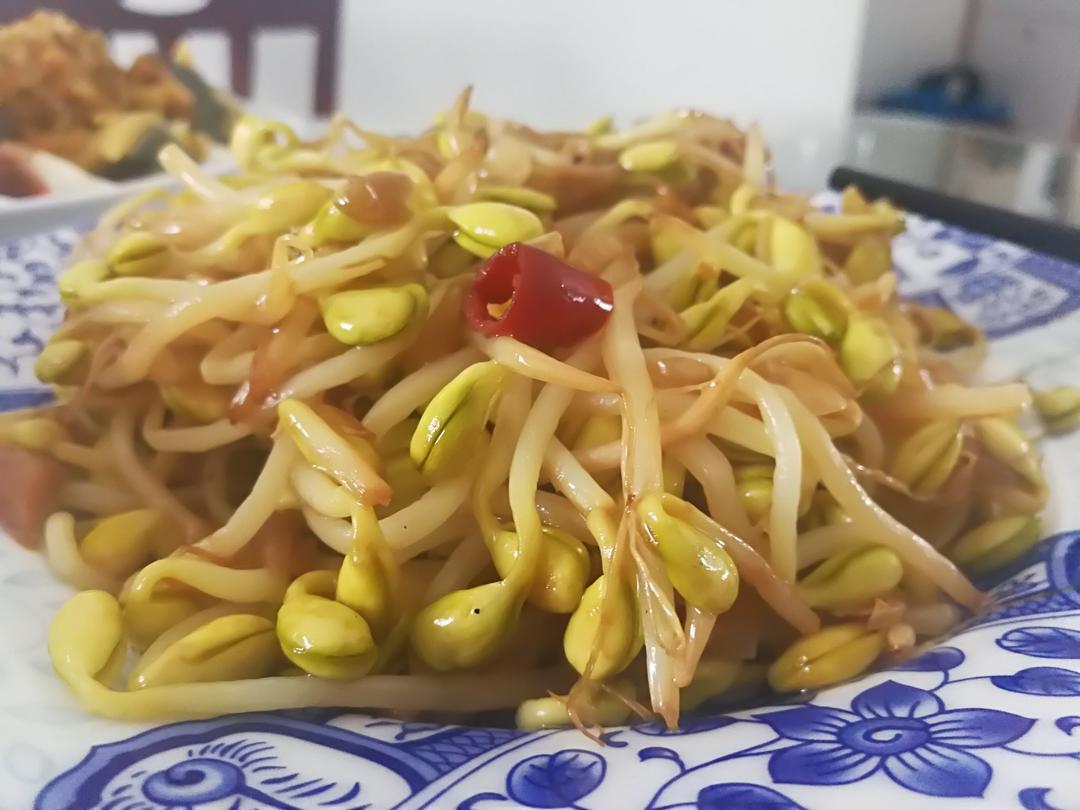 呛炒黄豆芽