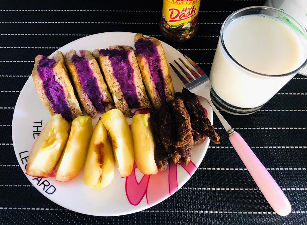 非常简单又美味的【紫薯🍠西多士】