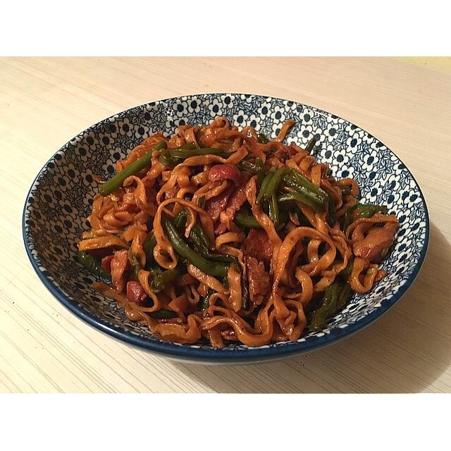 豆角焖面