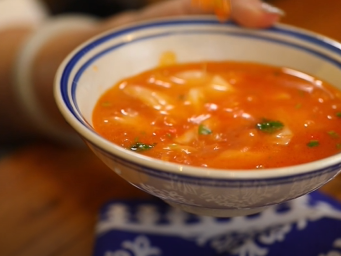 猫耳朵，冬天里那一碗热乎乎的汤的做法