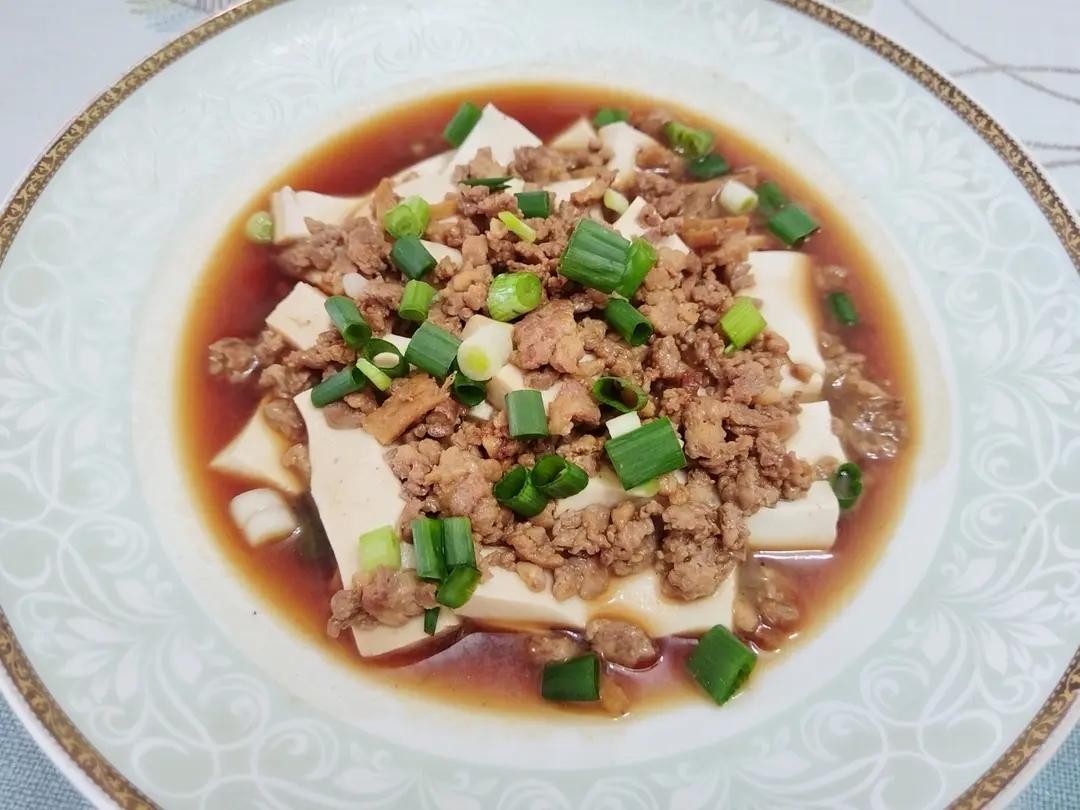 肉末蒸豆腐