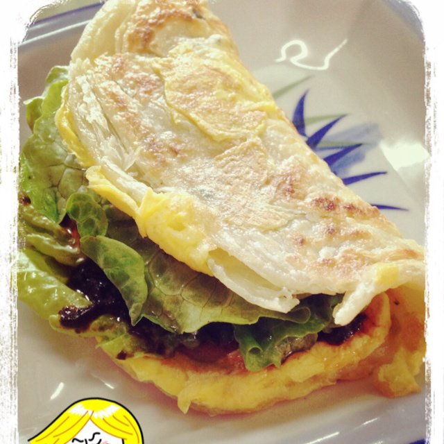 飞饼版鸡蛋灌饼