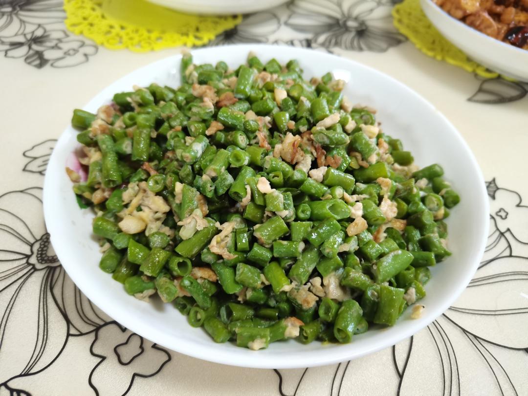 豆角炒鸡蛋