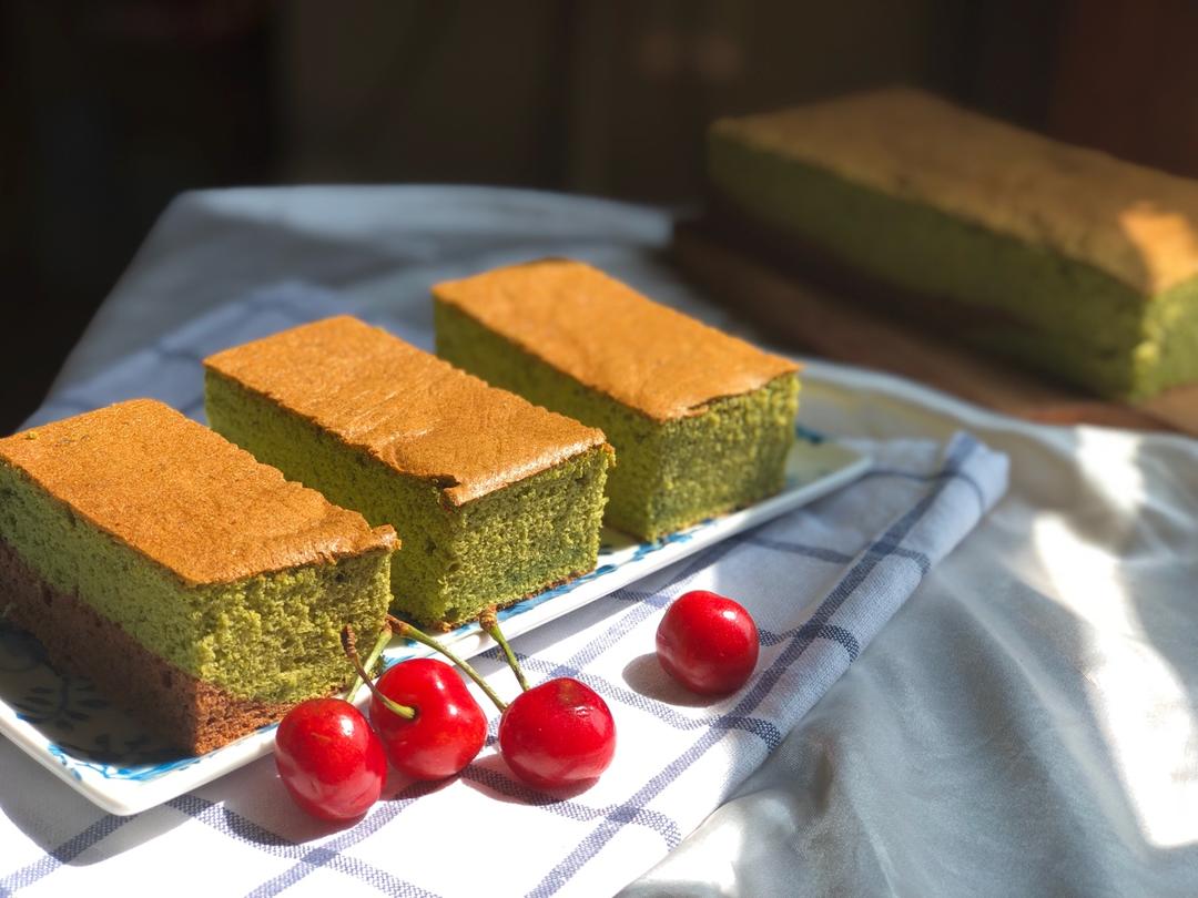 抹茶长崎蛋糕
