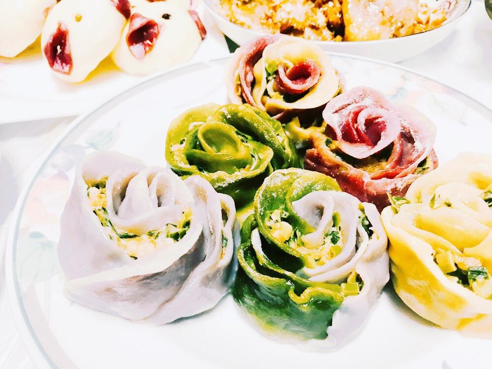 玫瑰花饺子