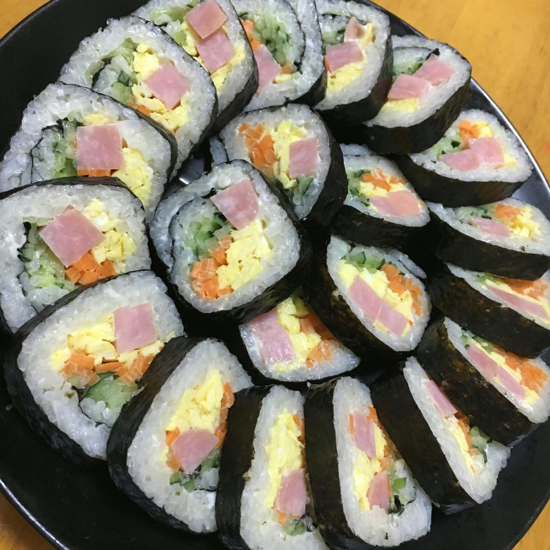 jasmineee做的韩式紫菜包饭