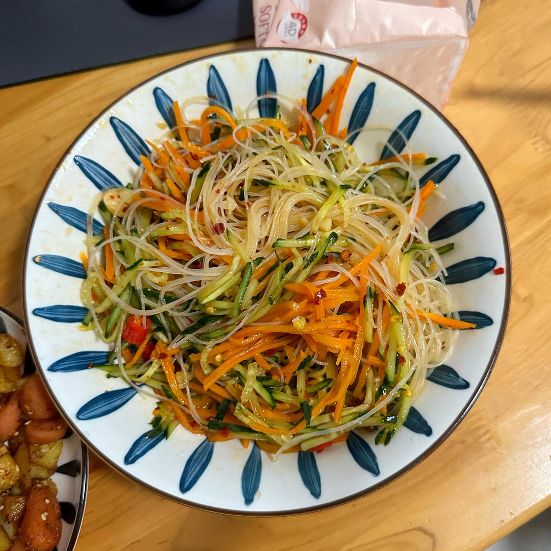 简易版凉拌粉丝