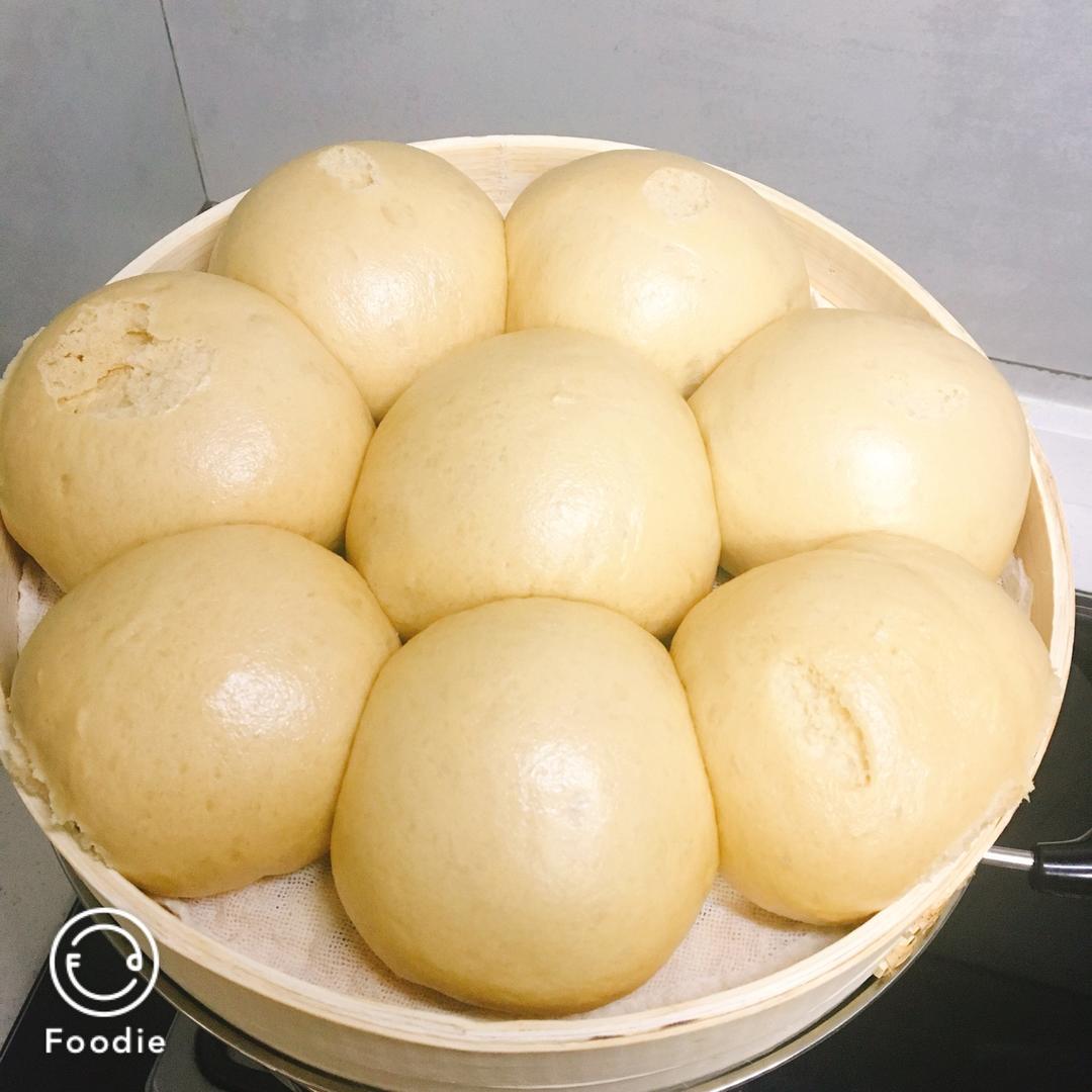 有着面包口感的红糖馒头（一次发酵）