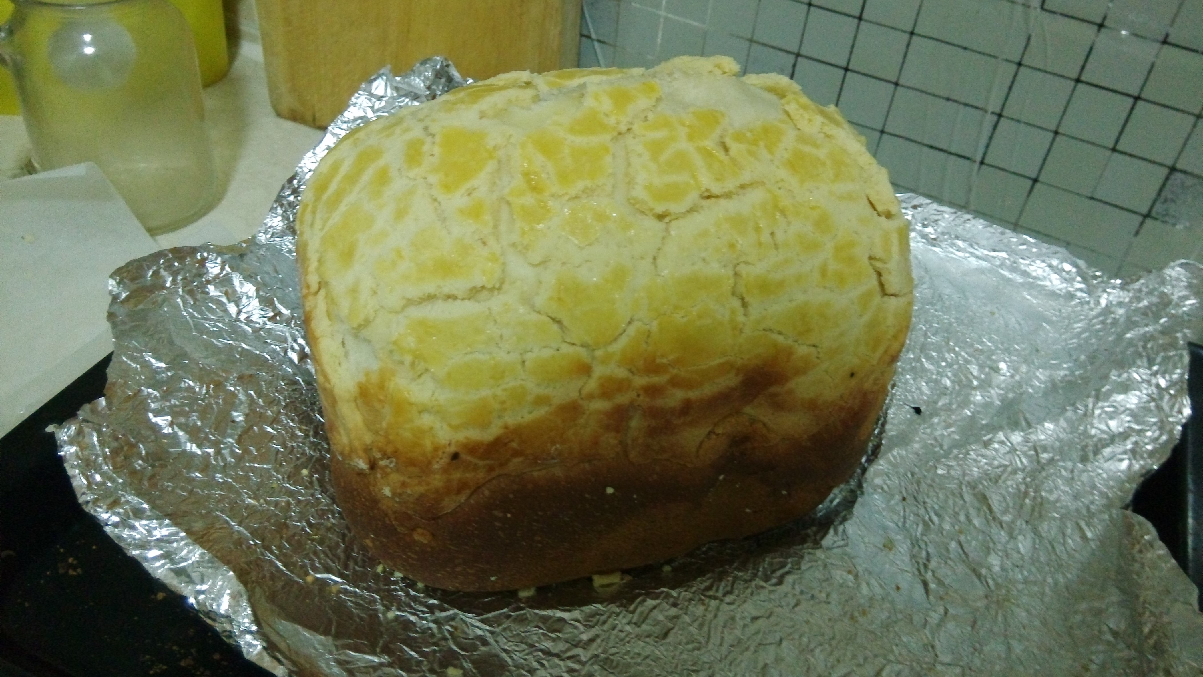 自制菠萝包-------ACA面包机版
