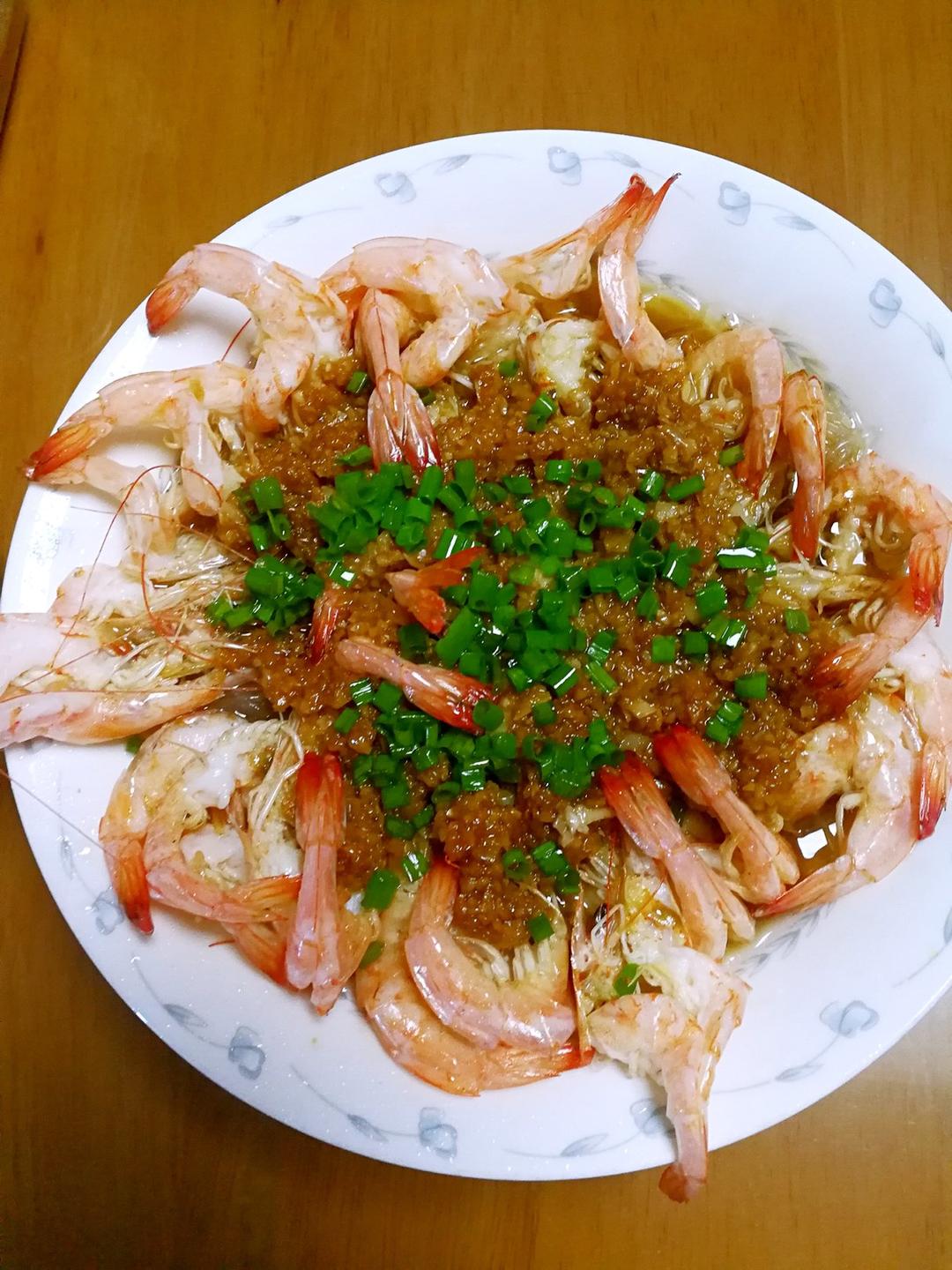 蒜蓉粉丝蒸虾