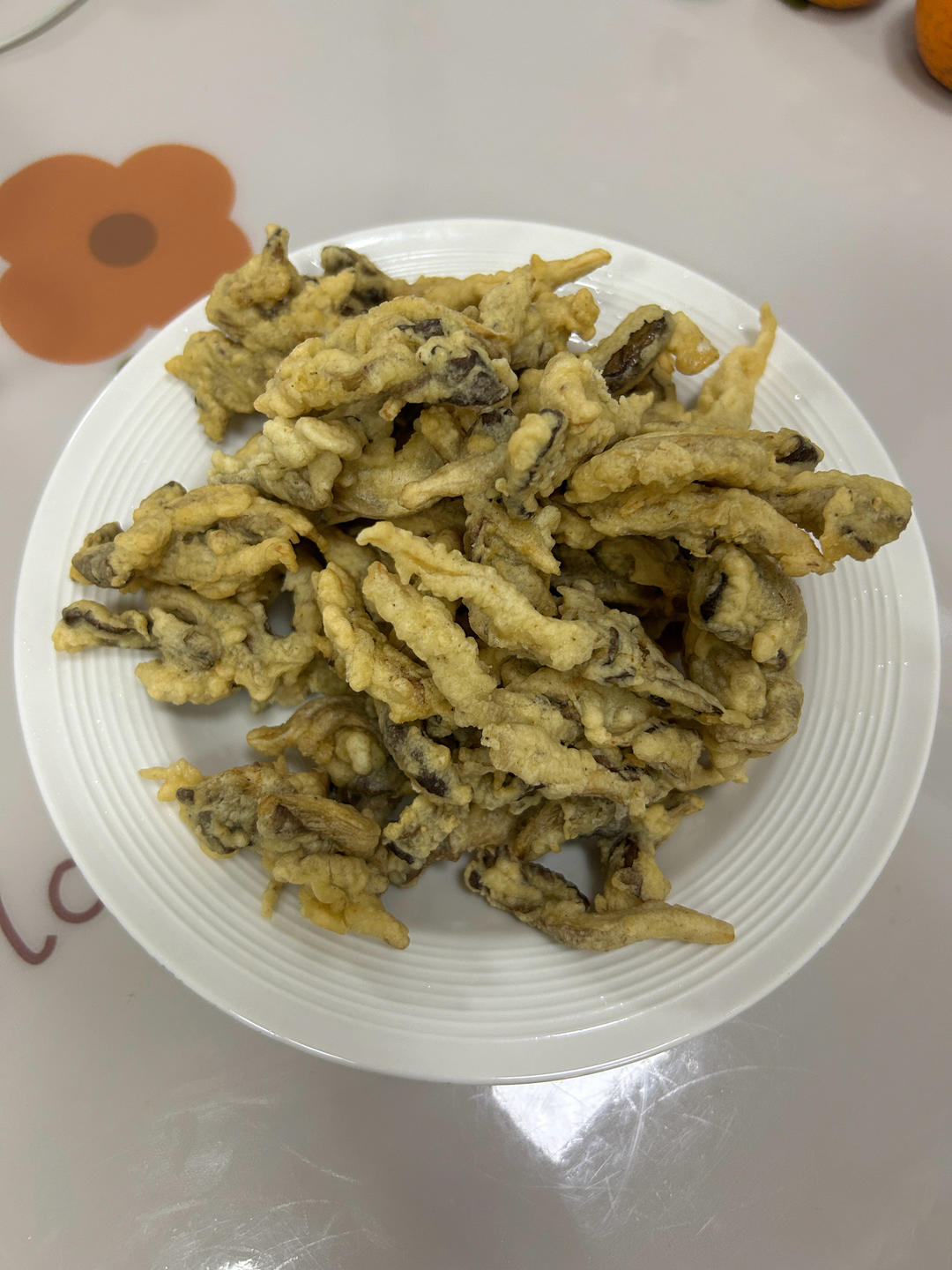 干炸蘑菇的做法，大人小孩都喜欢