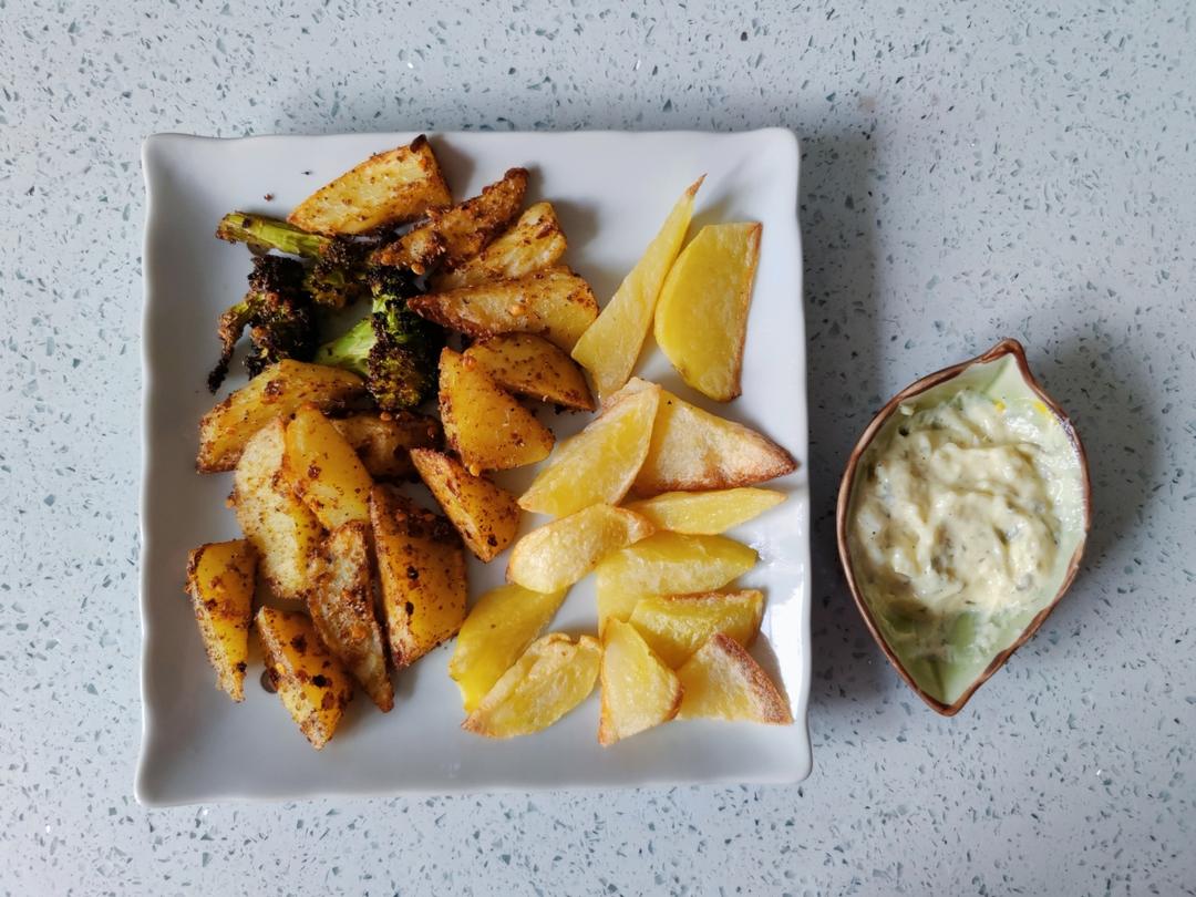 可以开店的蒜香薯角❗空气炸锅即可复制🎉