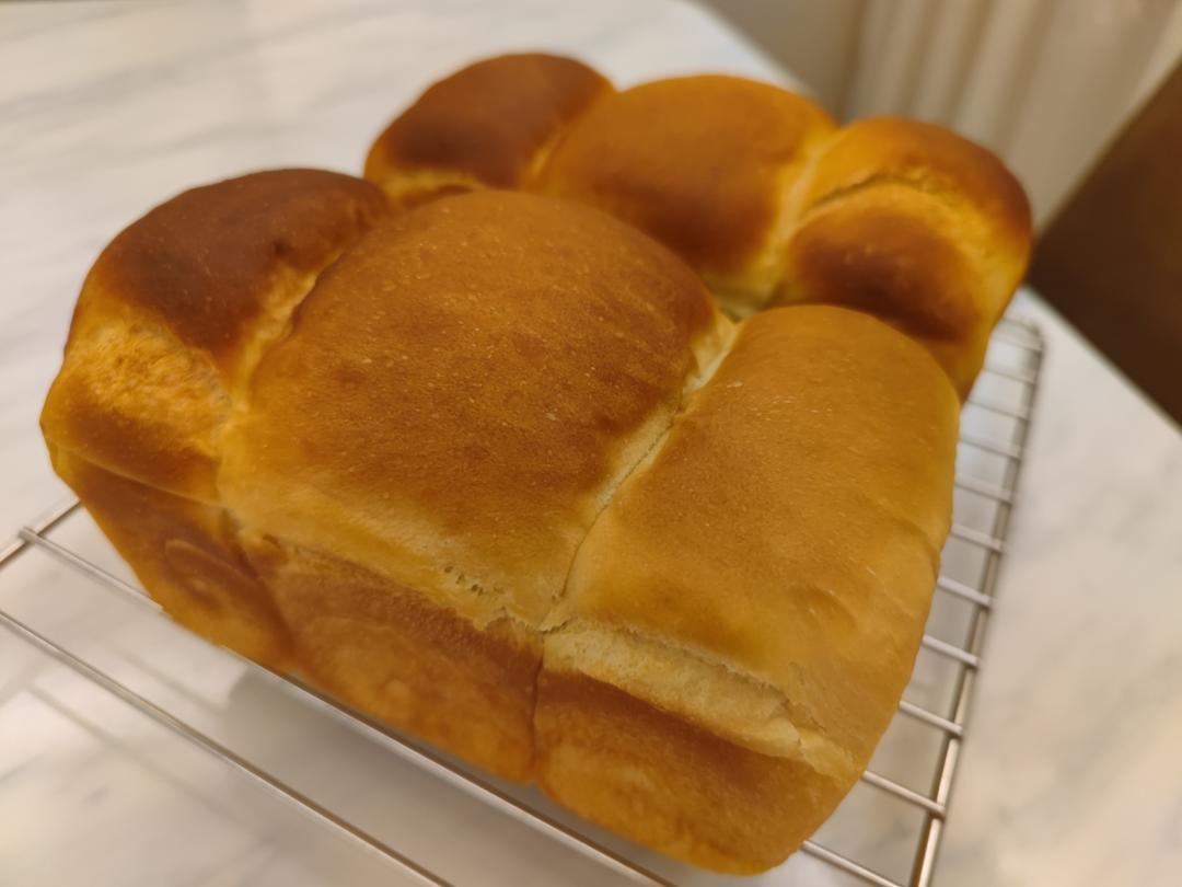 超软拉丝牛奶吐司🍞一次发酵