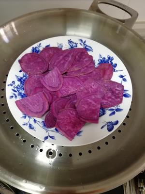 紫薯双色花卷的做法 步骤1
