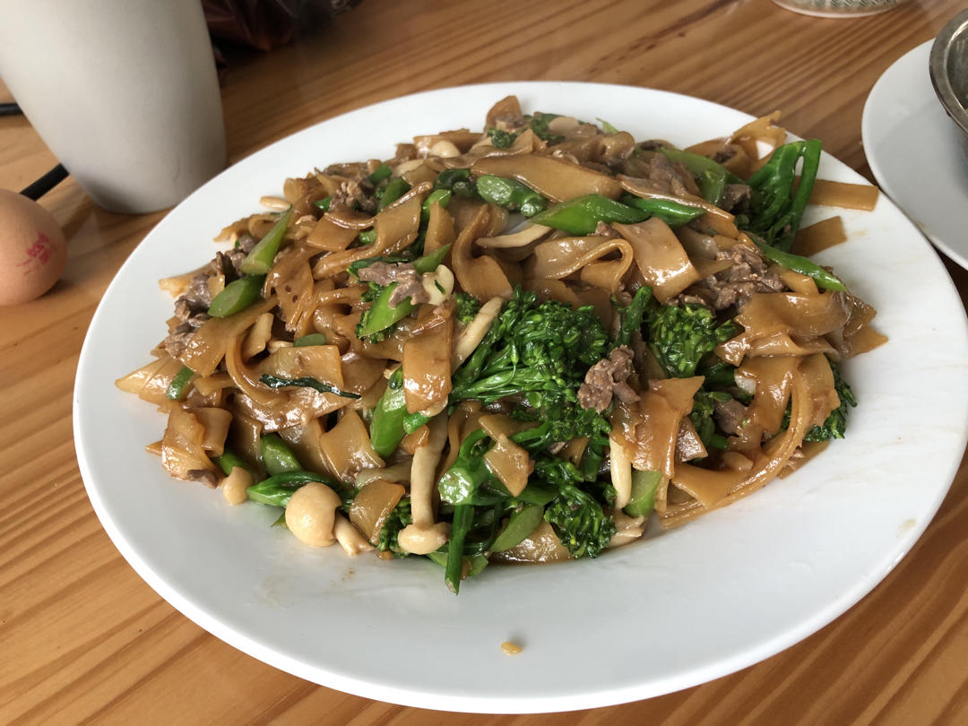 湿炒牛肉粿条（家庭版）