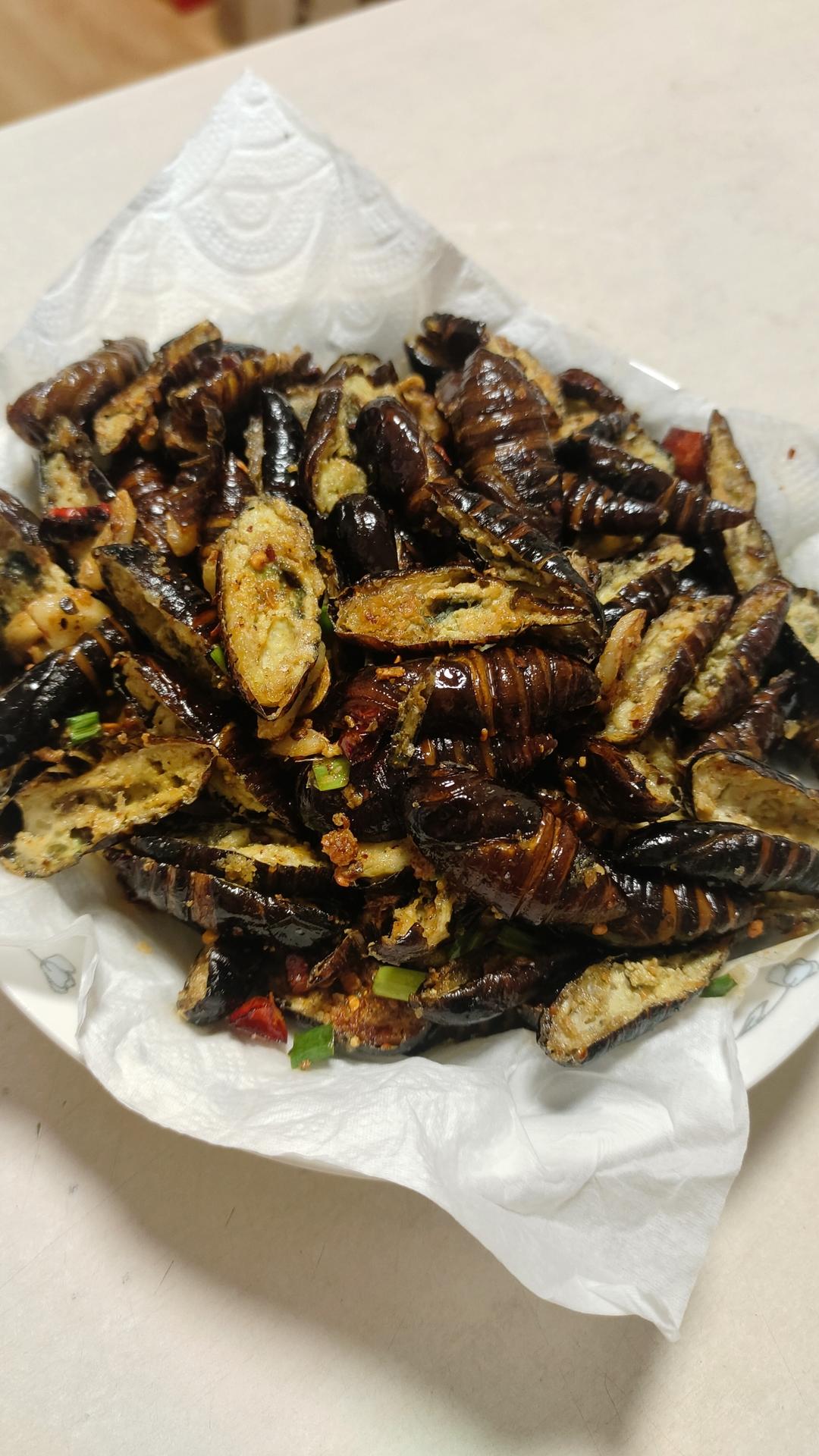 👍秒懂的开边蚕蛹做法