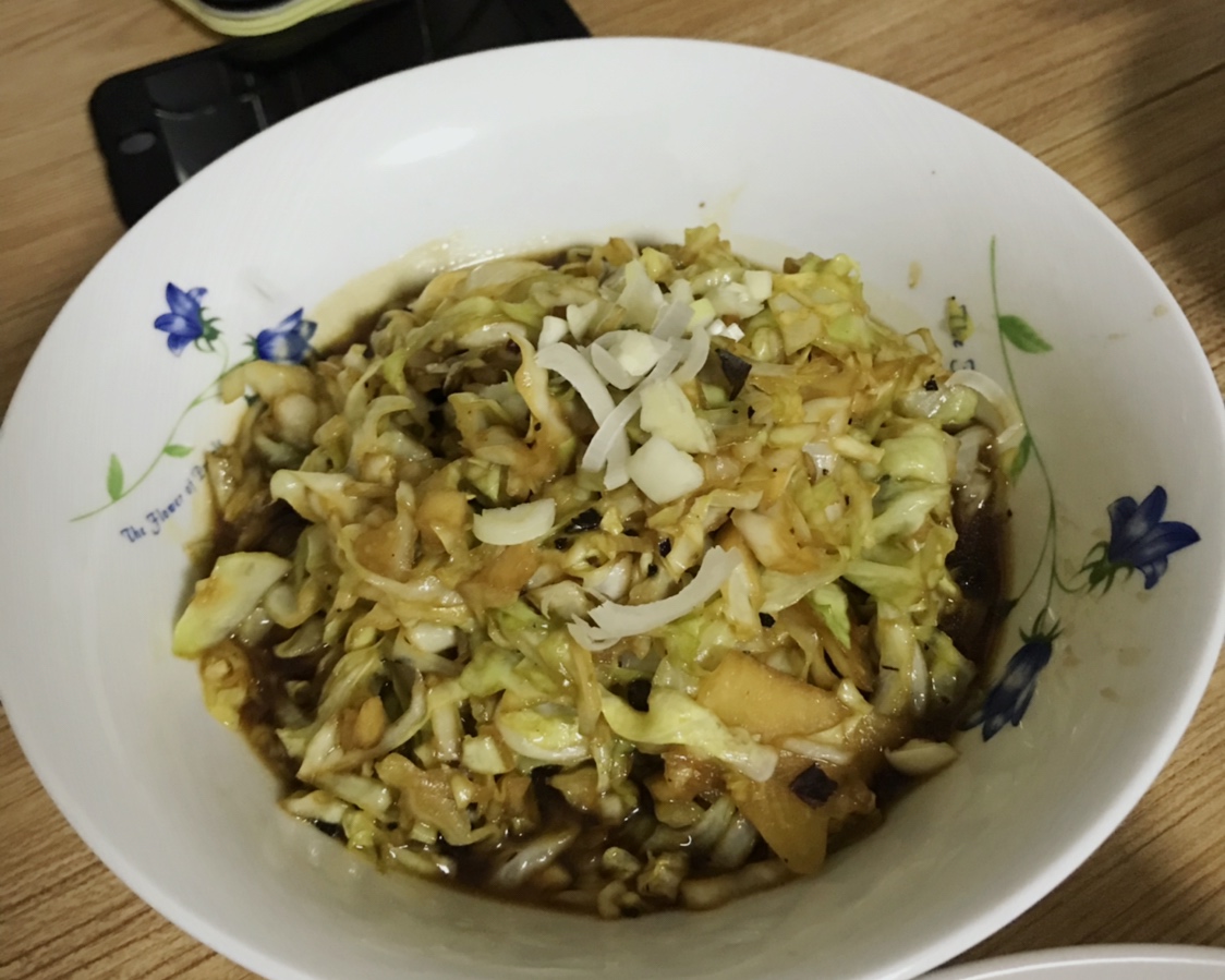 京味炝炒圆白菜的做法