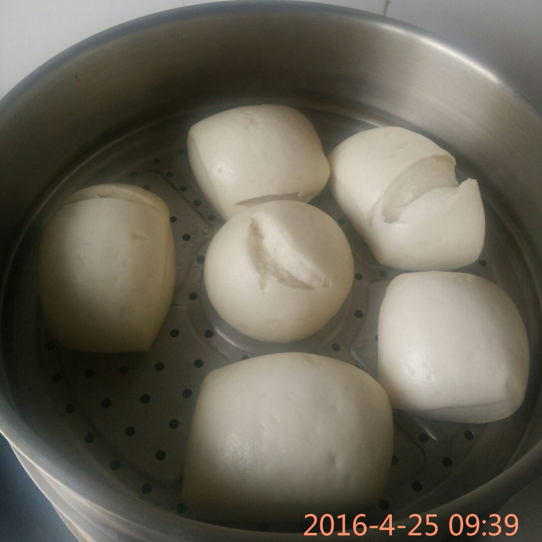 大白胖子戗面馒头