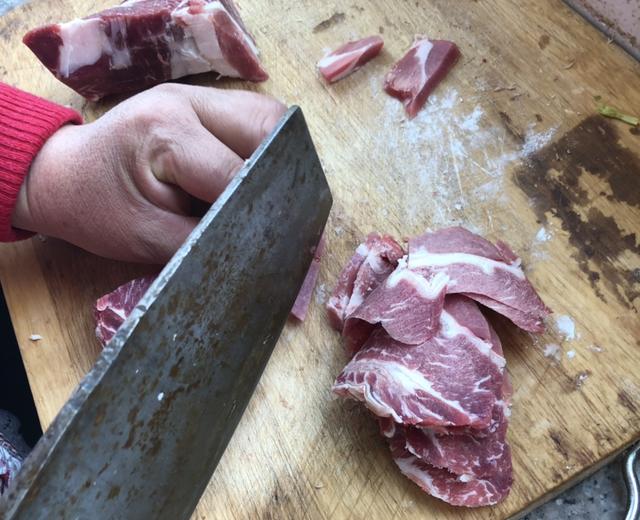 怎样切鲜牛肉的做法