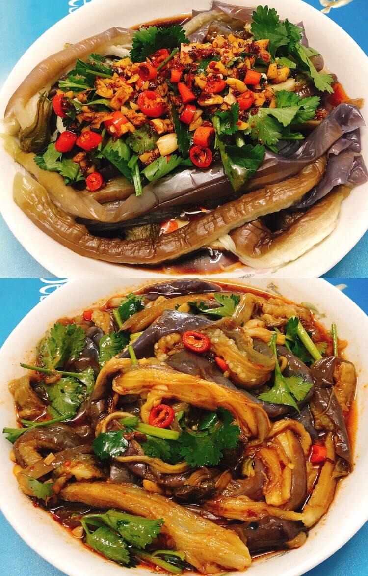 凉拌手撕茄子，口感软嫩味道鲜的做法