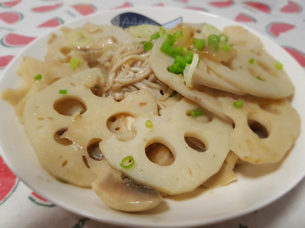 清炒莲藕菇