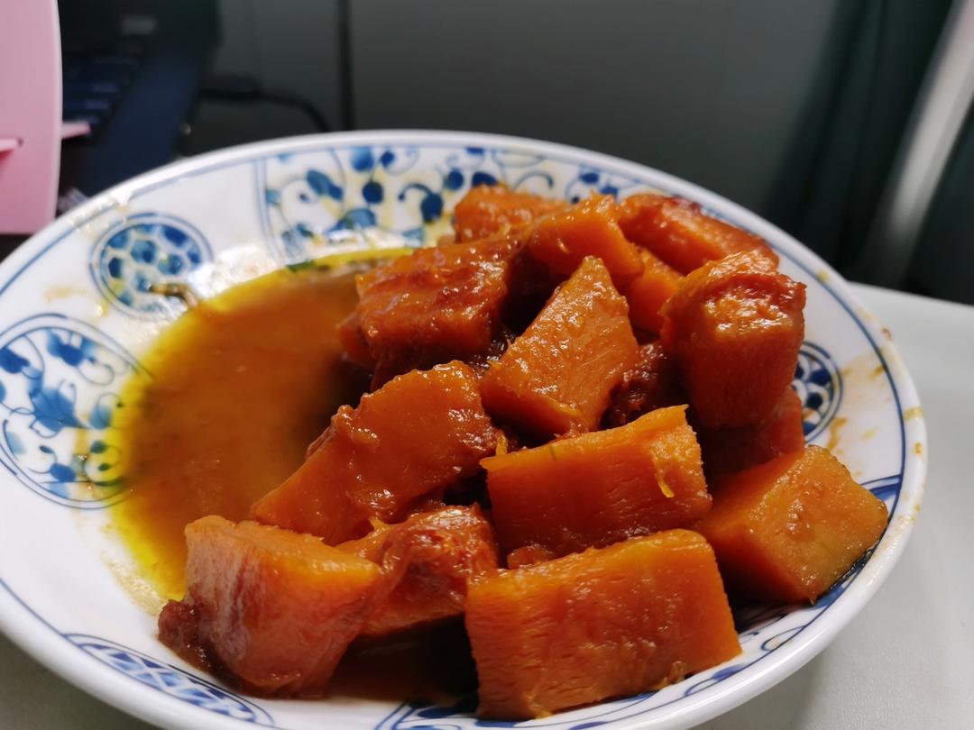 原来这么好吃的炒南瓜